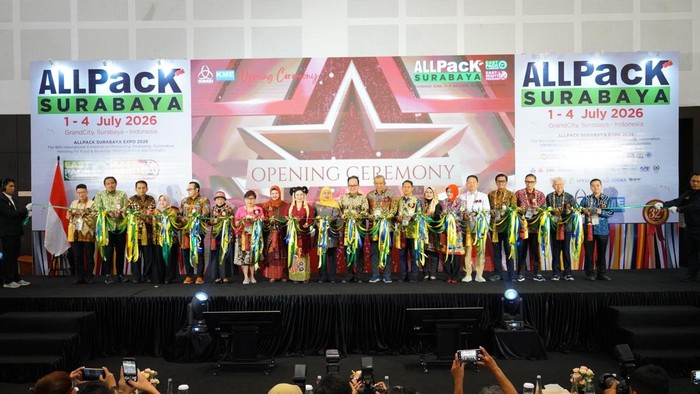 ALLPACK Surabaya 2026 Resmi Dibuka, Pameran Mandiri Pertama Diikuti Lebih dari 120 Peserta