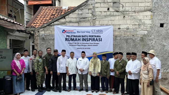 CT ARSA Foundation Bangun Rumah Inspirasi di Pasar Minggu Jaksel