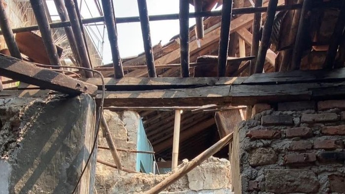 4 Rumah Warga di Ciampea Bogor Rusak Diterjang Angin Kencang