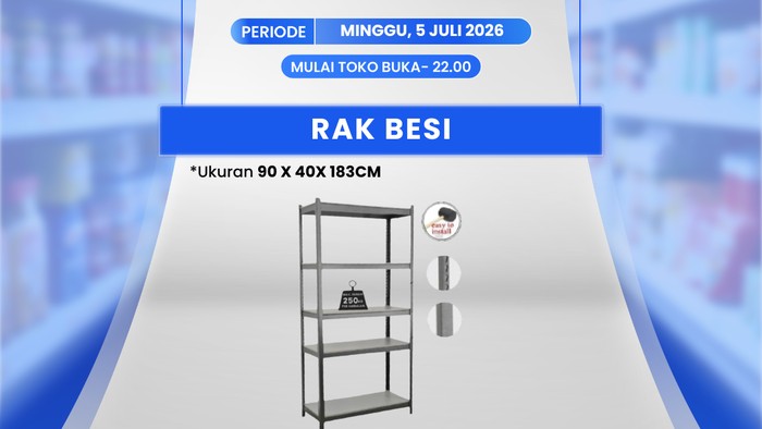 Rak Besi Banting Harga, Promo Transmart Full Day Sale Hadirkan Diskon Menggiurkan