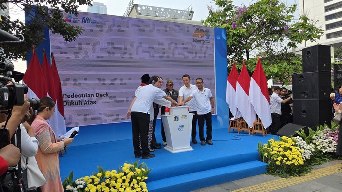 Pramono Resmi Canangkan Jembatan 'Donat' Dukuh Atas, Bakal Rampung 2028