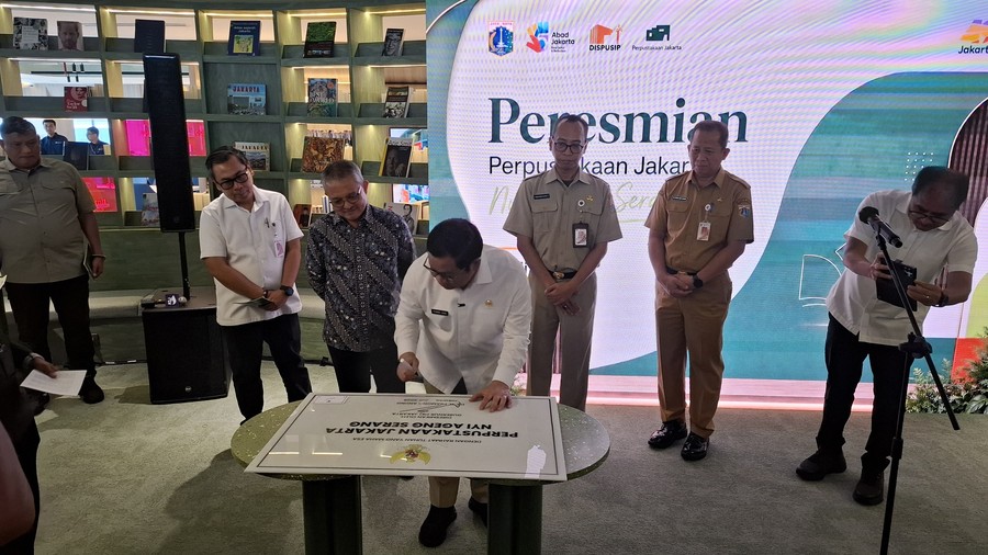 Pramono Resmikan Perpustakaan Nyi Ageng Serang, Kini Buka Hingga Pukul 10 Malam