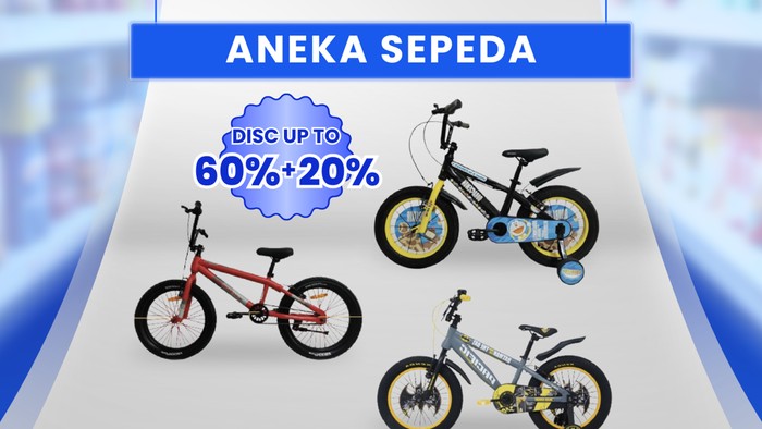 Cari Sepeda buat Anak? Di Transmart Full Day Sale, Mulai Rp 1 Jutaan