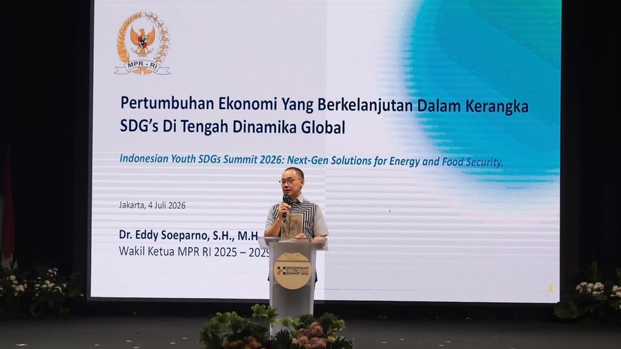 Jakarta - Wakil Ketua MPR RI Eddy Soeparno menegaskan bahwa target ambisius pertumbuhan ekonomi Indonesia sebesar 8 pers