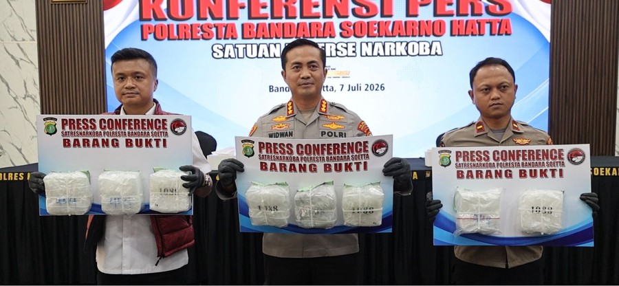 Polres Soetta Bekuk Wanita Sindikat Narkoba Jakarta-Kendari Bawa Sabu Rp 10 M  Satuan Reserse Narkoba Polresta Bandara S