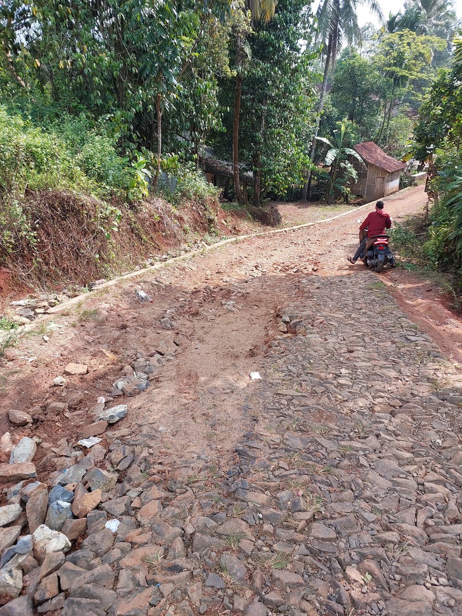 Warga dari lima kampung di Desa Cijaralang, Kecamatan Cimanggu, Kabupaten Pandeglang, mengambil langkah nekat sebagai be