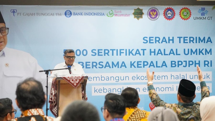 5.000 UMK Terima Sertifikat Halal, BPJPH Tegaskan Peran Strategis sebagai Instrumen Ekonomi