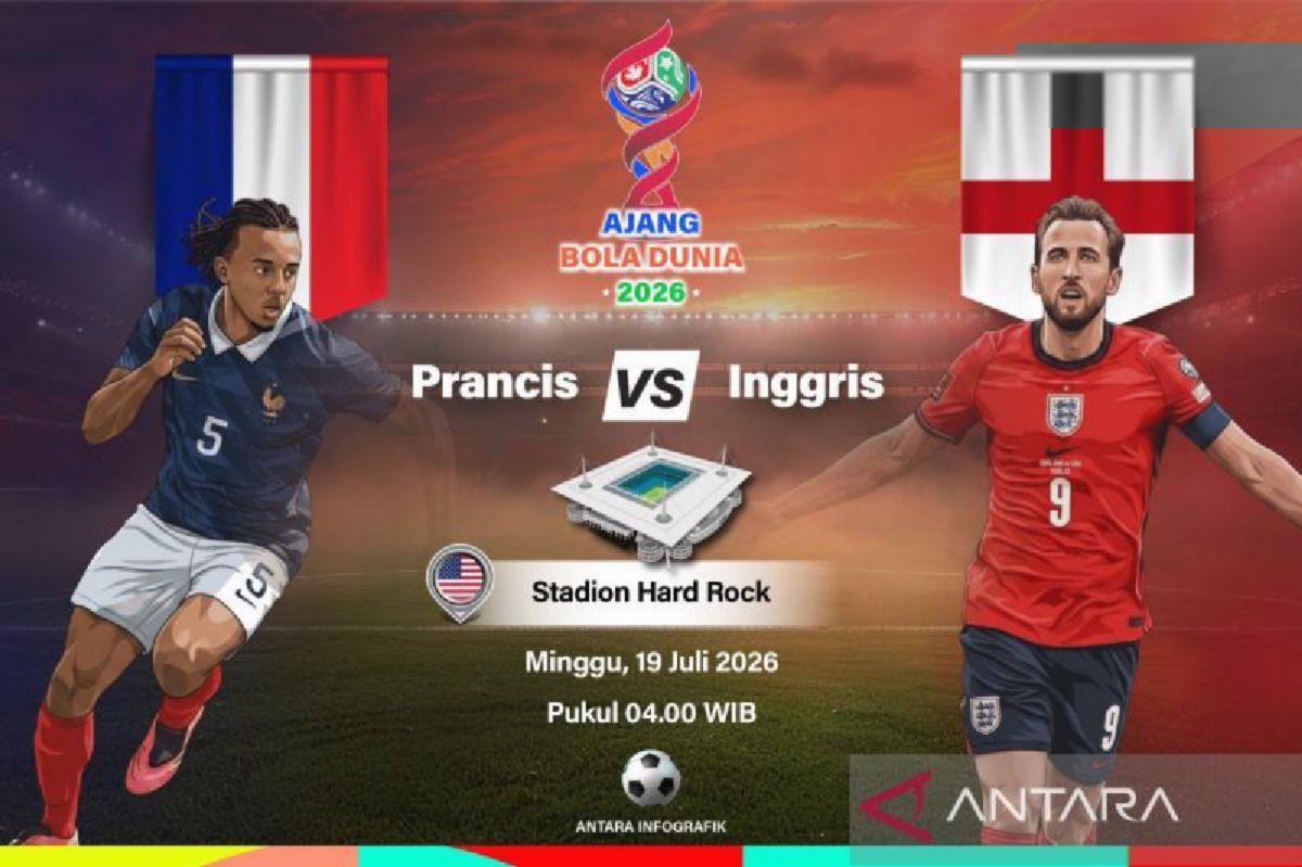 Mbappe Starter, Bellingham dan Kane Dicadangkan Inggris Lawan Prancis