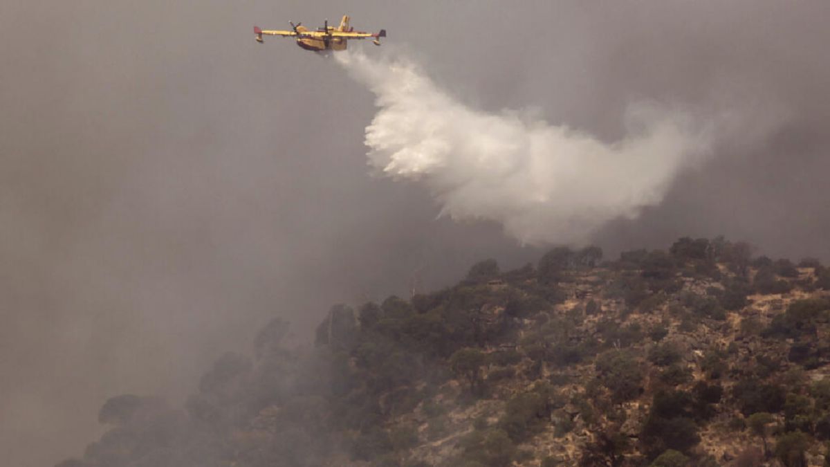 Madrid — Kebakaran Hutan Mengganggu Liburan Wisatawan Asing