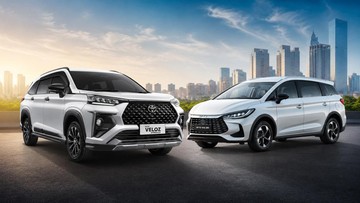 BYD M6 DM vs Veloz Hybrid, Mana Lebih Laris?