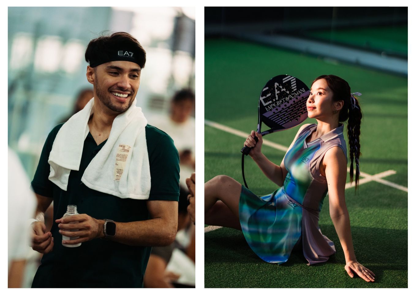 Refal Hady Merayakan Gaya Aktif di Lapangan Padel Bersama EA7 Emporio Armani